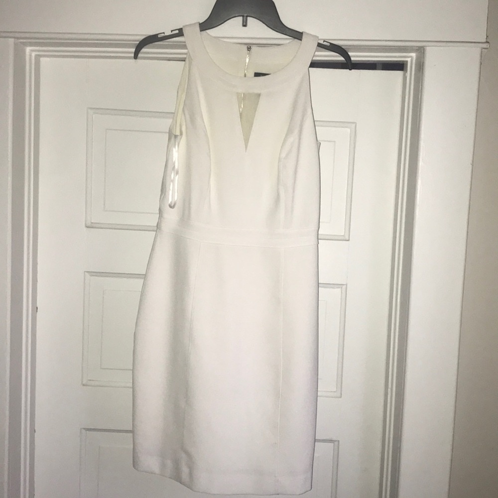 White bodycon dress